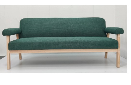 Vorteil des mit Stoff bezogenen Sofas im Wohnzimmer, nordisches einfaches 3-Sitzer-Sofa